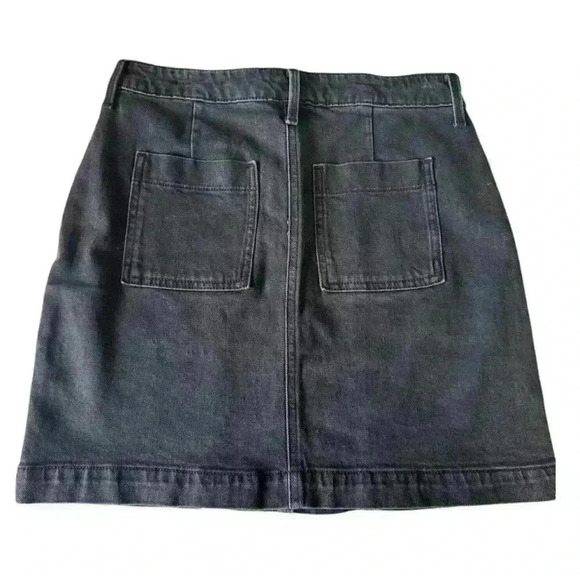 OLD NAVY Black Jack denim mini jean skirt - utility pocket- women’s size 4 - Picture 3 of 8